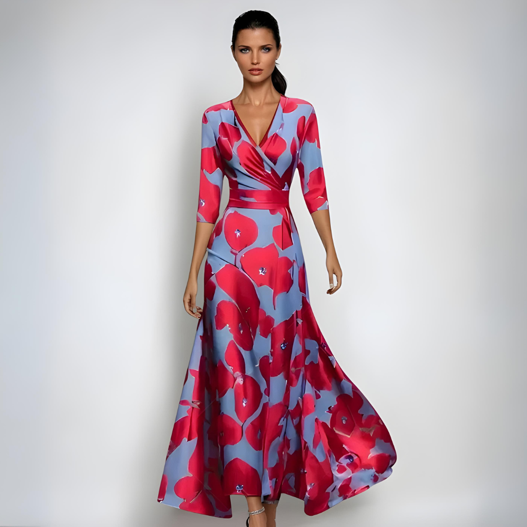 Elise - Elegante abito floreale per sentirsi sicuri di sé