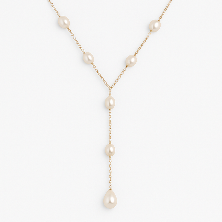 Collana di perle pendenti vintage