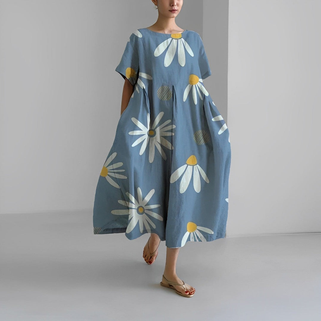 Splendido abito floreale da donna